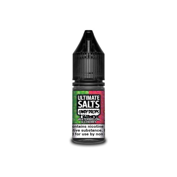 Ultimate Salts Watermelon & Cherry Candy Drops By Ultimate Salts - Nicotine Salt 10ml