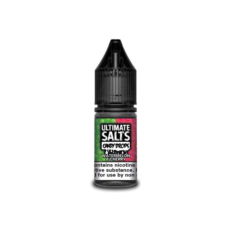 Ultimate Salts Watermelon & Cherry Candy Drops By Ultimate Salts - Nicotine Salt 10ml