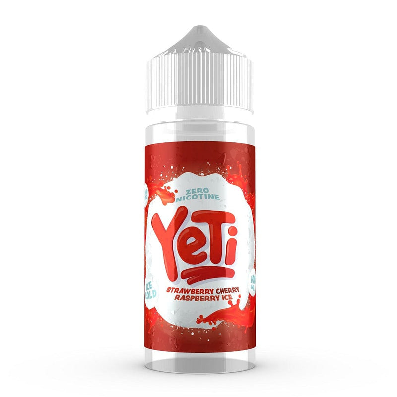 The Vape Life Yeti 100ml Shortfill E-liquid - Strawberry Cherry Raspberry