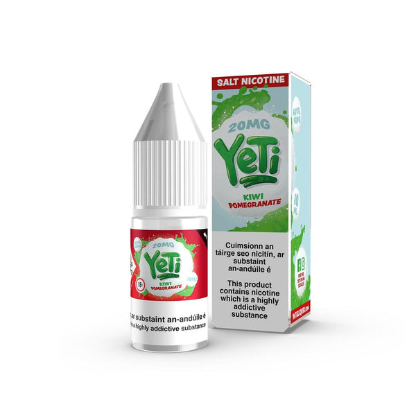 Yeti 20mg Yeti 10ml Salt Nicotine E-Liquid - Kiwi Pomegranate