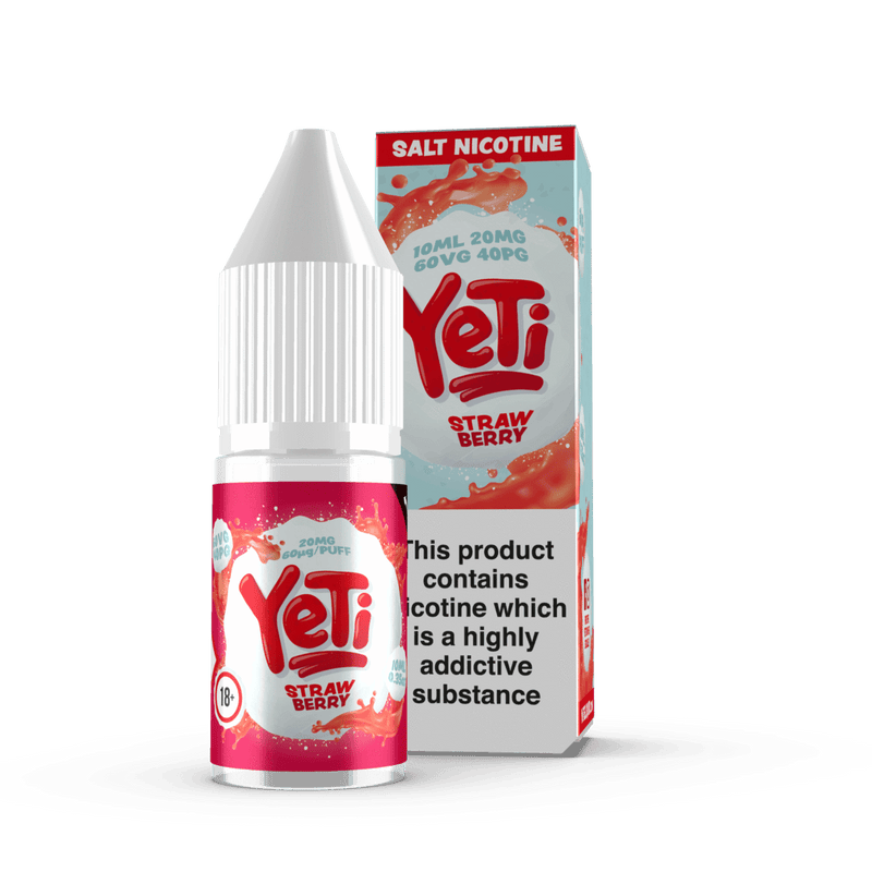 Yeti Yeti 10ml Salt Nicotine E-Liquid - Strawberry